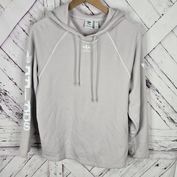 adidas Tops - Adidas Light Lilac Lavender Pullover Sweatshirt Hood